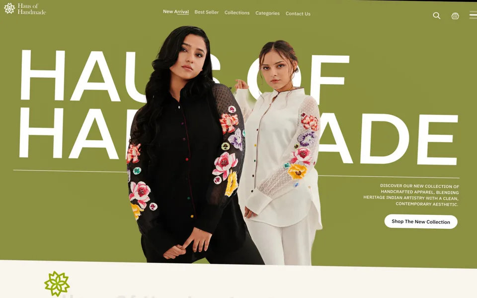 Haus of Handmade Shopify store